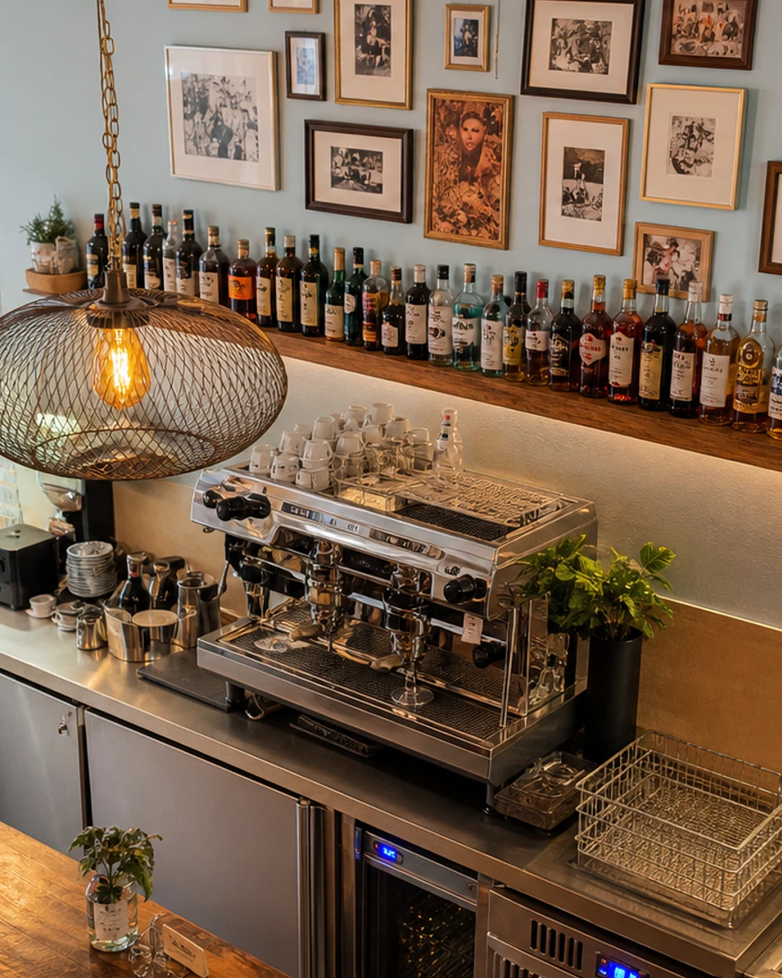 Theke und Bar von Da Peppe in Landsberg am Lech